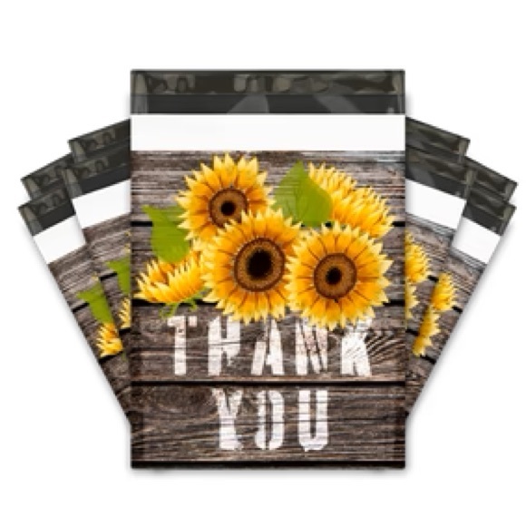 Sunflower 🌻 Poly Mailers 10x13 Pack of 50 PRICE IS FIRM - Picture 3 of 4